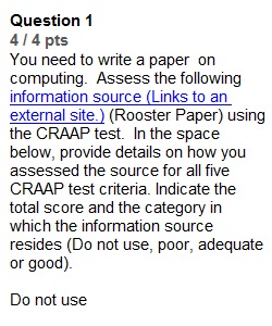 Craap Test